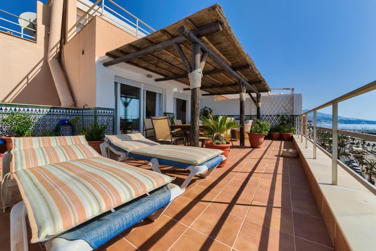 Holidays2Fuengirola Duplex With Stunning Sea View, Terraces,1St Line Beside Port Экстерьер фото